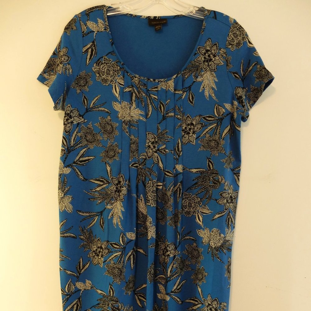 J Jill soft-pleated dress , size Petite Small